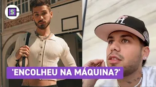 Zé Felipe opina sobre look cropped  de João Guilherme: 'Encolheu?'