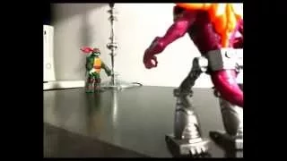 TMNT StopMotion Raphael vs Fish Face