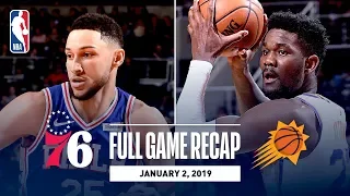 Full Game Recap: 76ers vs Suns | Embiid Drops 42 & 18
