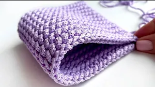 🤔 How to quickly crochet a bag of any size