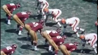 1966 Browns at Redskins week 1