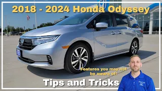 2023 - 2024 Honda Odyssey Tips and Tricks