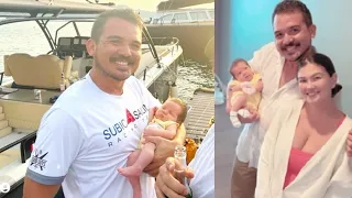 Angelica Panganiban BABY na si AMILA the little CAPTAIN with Daddy Greg Homan sa kanilang YATE !