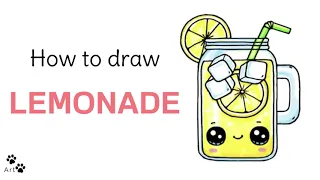 How to draw Lemonade EASY