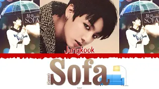 🛋️ BTS (방탄소년단) [Jungkook] - 소파 (Sofa) [cover] [Color Coded Lyrics Han|Rom|Esp] 🛋️