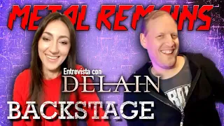 Interview with Diana Leah and Martijn Westerholt from Delain [Backstage]