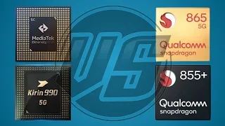 ⚡Mediatek Dimensity 1000 VS Snapdragon 865 VS Snapdragon 855+ VS Kirin 990 5G⚡