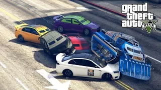 SCARAB vs KURUMY! w GTA 5 Online Hogaty i Ekipa "Gramy w 6 osób!" #386