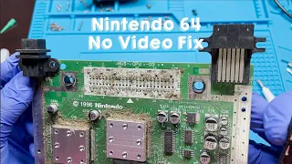 Dirty Nintendo 64 No Video Fix! - N64 Console Restoration