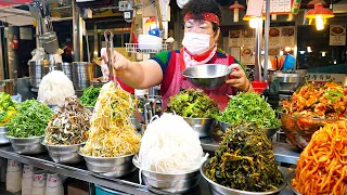 The largest Market in Korea! Delicious Gwangjang market food compilation. Top 6 / Korean Street Food