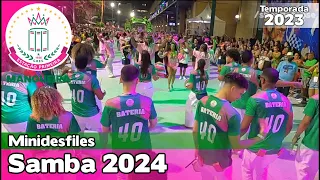 Mangueira 2024 ao vivo | Minidesfile na Cidade do Samba #MD24