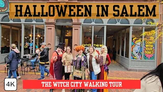 [4K] Exploring the Witch City streets in Salem, Massachusetts