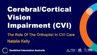 Cerebral/Cortical Vision Impairment (CVI) webinar