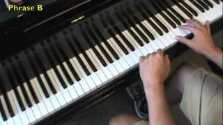 The Entertainer Section 1 piano lesson