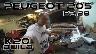 Engine bay is finished! // K20 Peugeot 205 // Projects Garage