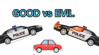 Good Vs Evil Police Car | Grumpy Gus