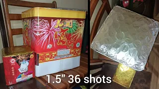 1.5 inch 36 shots firework cake || 1.5" 36发烟花 || Chinese New Year 农历新年 2022