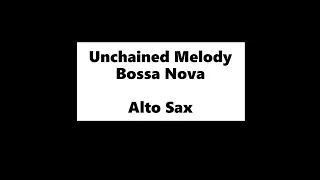 Unchained Melody Alto Sax Sheet Music Backing Track Play Along Partitura