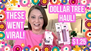 DOLLAR TREE HAUL | THESE WENT VIRAL | $1.25 | WOW | THE DT NEVER DISAPPOINTS😁 #haul #dollartree