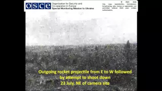 OSCE SMM thermal camera observations in Shyrokyne, Donetsk region