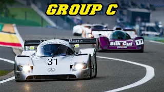 Group C @ Spa 2024 | C11, 962C, XJR-11, XJR-14, 905, Brun, Tiga, Nissan, ...