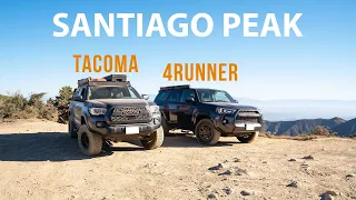 Santiago Peak Off-Road Trail via Maple Springs Road | Tacoma and 4runner