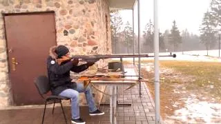 PTRS-41 AT Rifle shooting