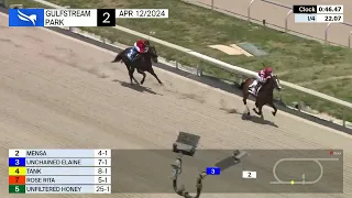 Gulfstream Park Carrera 2 - 12 de Abril 2024