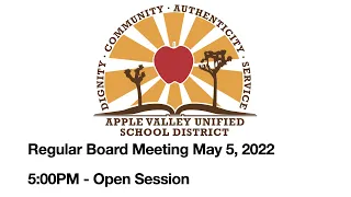 AVUSD Regular Board Meeting May 5, 2022 - Stream 2