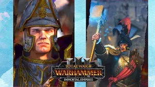 Old and New Animations for some Legendary Lords in Campaign Selector Panel. Total War Warhammer 3