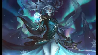 Winterblessed Diana Splash painting progress