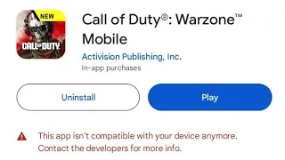How to Update & Download Warzone Mobile Your Device isn't Compatible with this Version Full Process