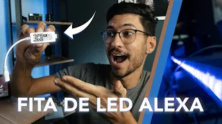 Como automatizar FITAS  DE LED do seu SETUP com a ALEXA da maneira mais BARATA! | Controlador WIFI