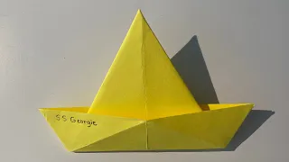 How To Make Georgie’s Paper Boat | Origami Tutorials