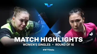 Margaryta Pesotska vs Shan Xiaona | WTT Contender Doha 2021 | Women's Singles | R16 Highlights