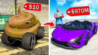 1€ AUTO zu 1.000.000€ AUTO in GTA 5 RP!