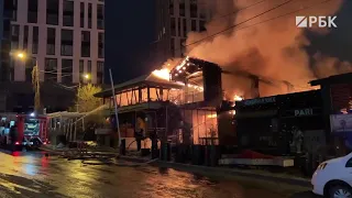 Во Владивостоке сгорел известный ресторан