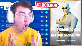 I Competed in a $1,000,000 Fortnite Tournament... (Grand Royale)