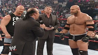 Sheriff Stone Cold, Goldberg, Mr McMahon & Paul Heyman Segment