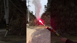 60 sec Red Flare