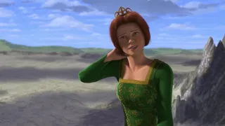 Shrek Saves Princess Fione, Imprisoned in the Tower(reversed)