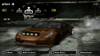 Nissan 350Z Customization and Gameplay Need For Speed Most Wanted Hard+