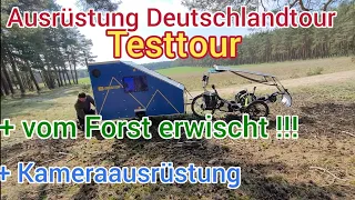 Testtour Ausrüstung/Förster erwischt mich