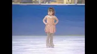 Natasha Frank 3 years Old 1st figure skating competion Music by Beyonce Single Ladies