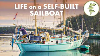 10 Years Building a Wooden Sailboat for Life on the Water - Retired Couple Shares Experience + Tour
