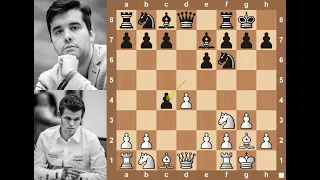 2021 World Chess Championship Game 2 - Carlsen vs Nepo