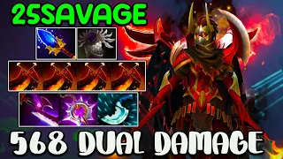 568 DUAL DAMAGE [ Legion Commander ]  INTENSE 25 SAVAGE - BEST TEAM MATE - DOTA 2 GAMEPLAY