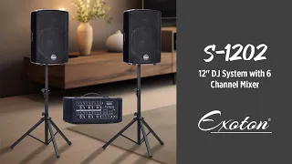 EXOTON 12inch PA System with Mixer Set | Elevate Your Sound: Unveiling the Ultimate PA System Mixer