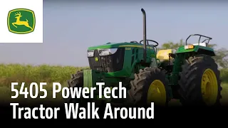 John Deere 5405 PowerTech Tractor | Walkaround, Review, and Features