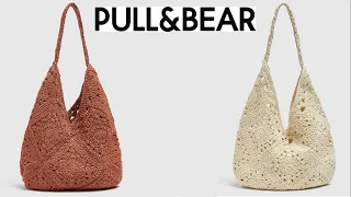 BOLSO CROCHET PULL&BEAR 👜#bolsocrochet #Pull&Bear #crochetbag #diy